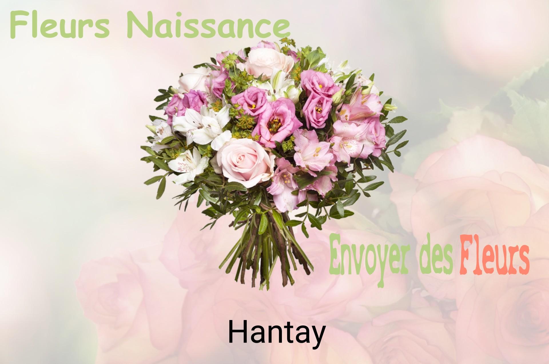 Bouquet de fleurs de naissance livré à Hantay